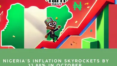 Nigeria Inflation Skyrockets by 33.88
